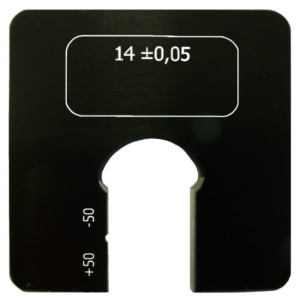 Limitador unilateral DIN 7162 / 7163 >80-90mm Anchura: 6mm