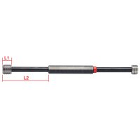 Calibre de tapón de rosca métrica DIN ISO 13 (MR) con prolongación de vástago M3 (x0,50)